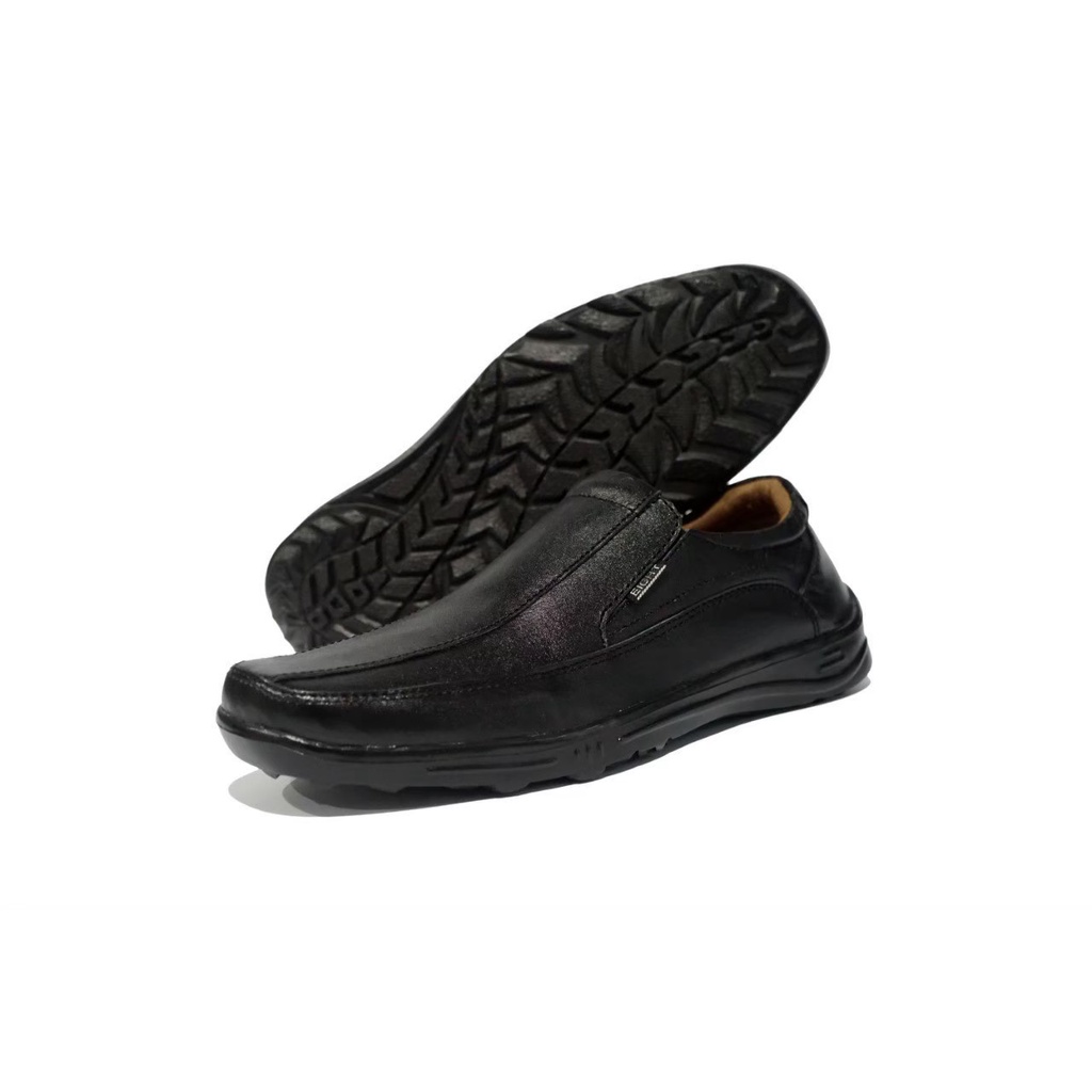 SepatuFormal Pantofel Slip On Pria Sepatu Pria Casual Formal Kulit Asli Sepatu Formal Pria Pantofel Kerja Kuliah formal Original Kekinian Murah Terlaris Sepatu Loafer Kulit Pria