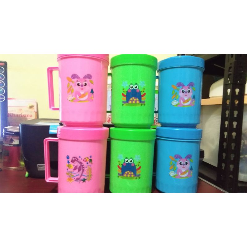 MUG BIG JUMBO/MUG PLASTIK HIGH QUALITY/MUG TULIP