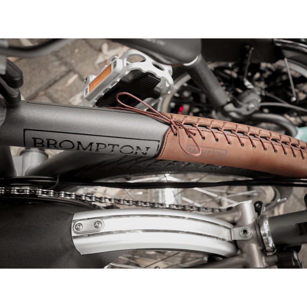 Cover Body Sepeda Lipat Brompton Pikes 3sixty Kulit | PELINDUNG PROTECTOR FRAME TRIFOLD  (PROTEKTOR)