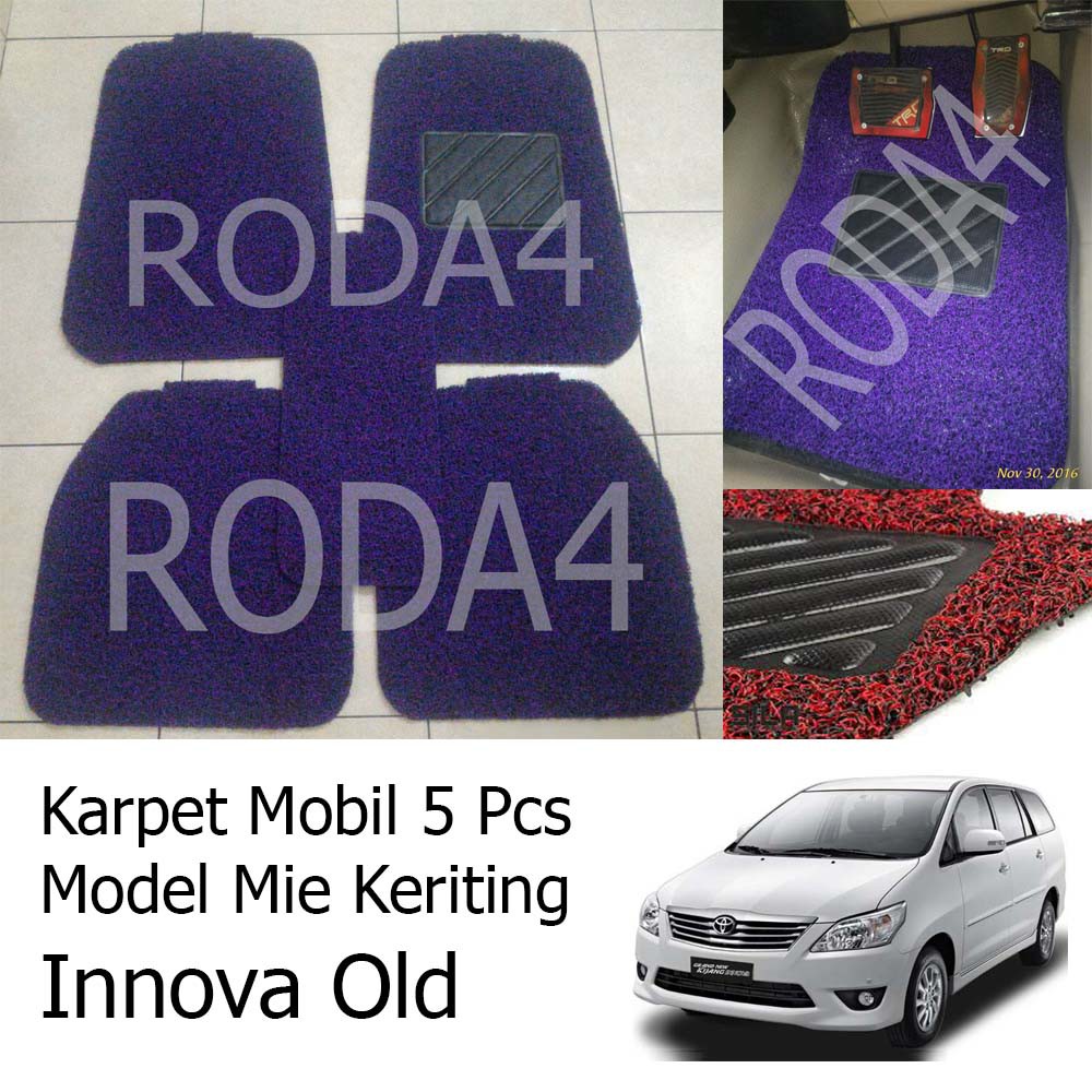 Karpet Mobil / Car Carpet / Floor Mats Universal Model Mie Keriting Innova Old