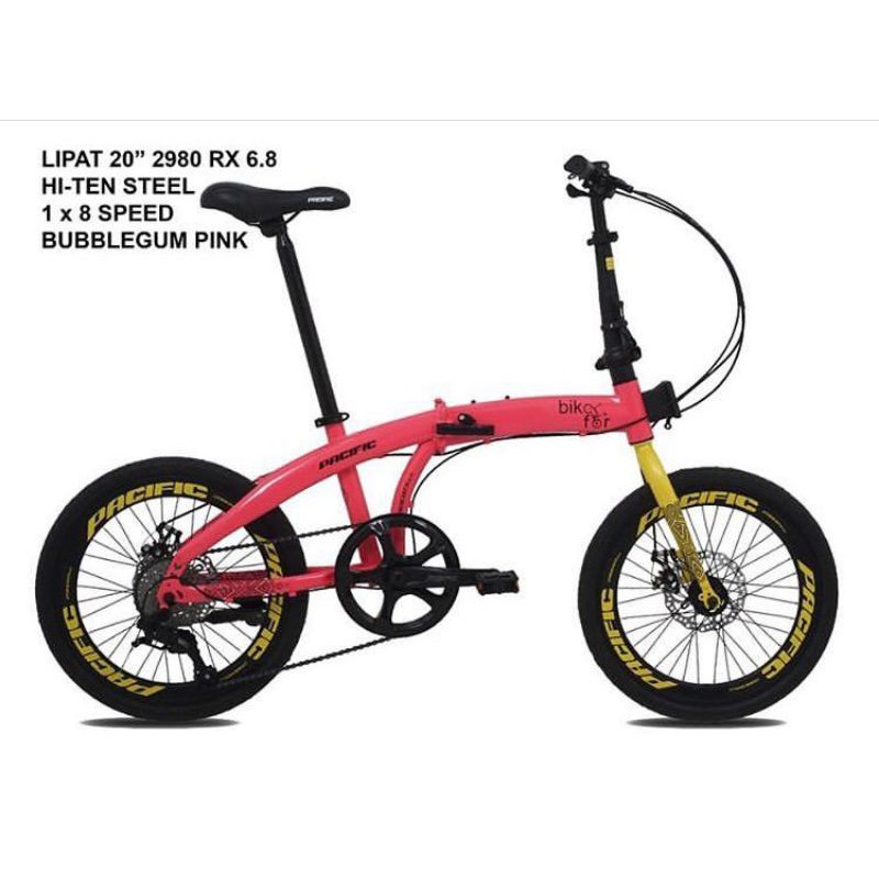 sepeda lipat pasific 2980 RX VT 6.8