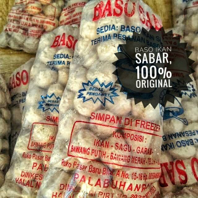

Baso Ikan sabar harga special , original, harga istimewa dan murah
