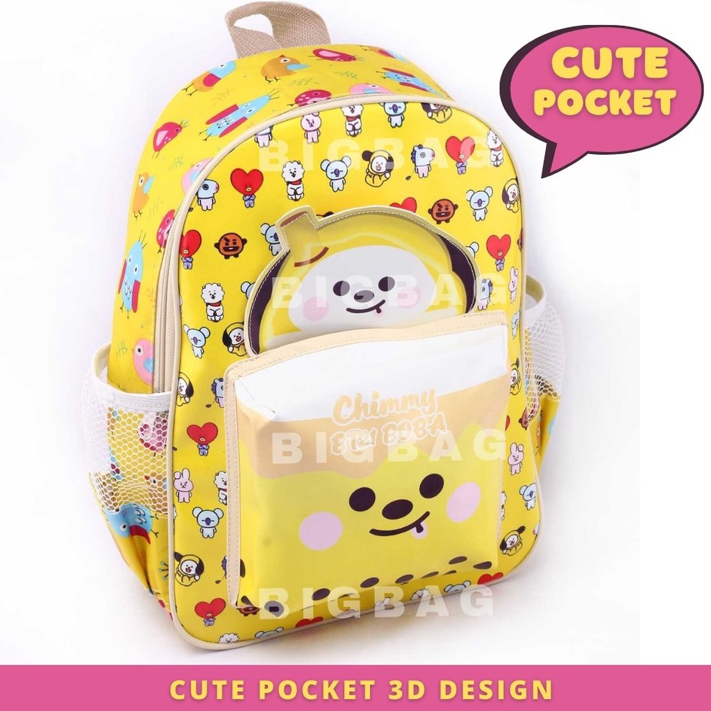 PTS - Ransel Sekolah Anak Perempuan Karakter BOBA - RANSEL BOBA EXTRA POCKET BOBA CUBE - TAS BOBBA - RANSEL BOBBA - TAS BOBA ANAK CEWE - Tas Sekolah Anak - Tas Anak Sekolah Tas Anak SD Tas Anak TK Promo Diskon Termurah Terlaris Terbaru Best Seller