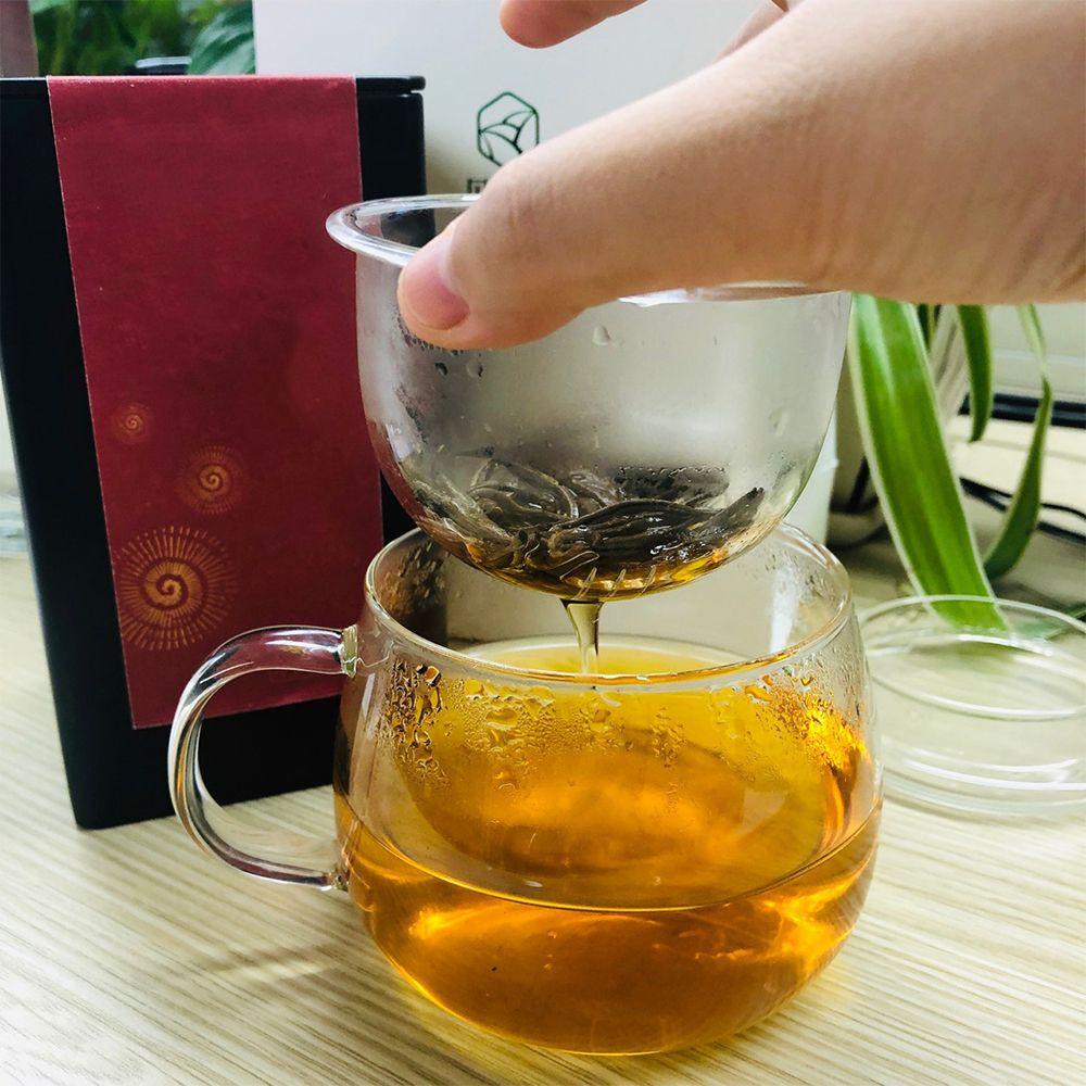 Lanfy Cangkir Teh Kreatif Filter Kantor Tea Infuser Drinkware Gelas Minum Cangkir