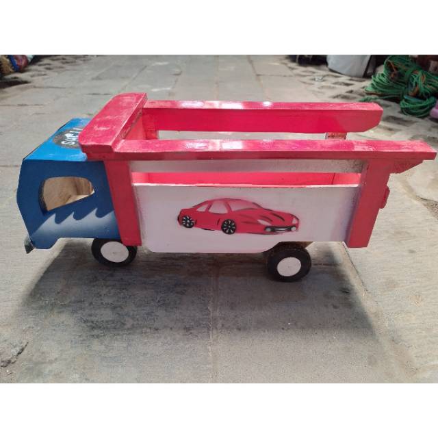 (BISA COD) MAINAN TRUK UKURAN SEDANG 48x22x25 cm - MAINAN ANAK EDUKATIF - SOUVENIR MURAH KHAS JOGJA