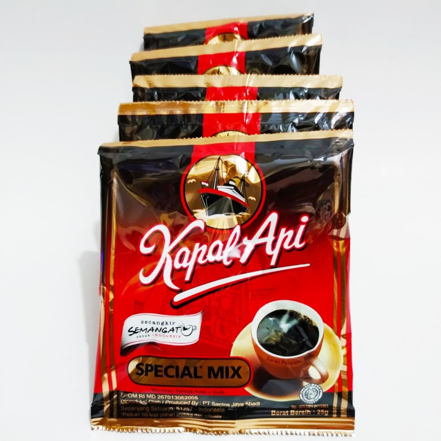 

Kapal Api kopi gula 25g. 10sachet