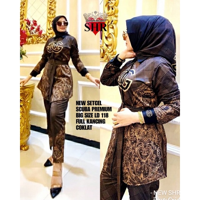 SHR BARU  SET CELANA KOTAK MEWAH ORI 100 %