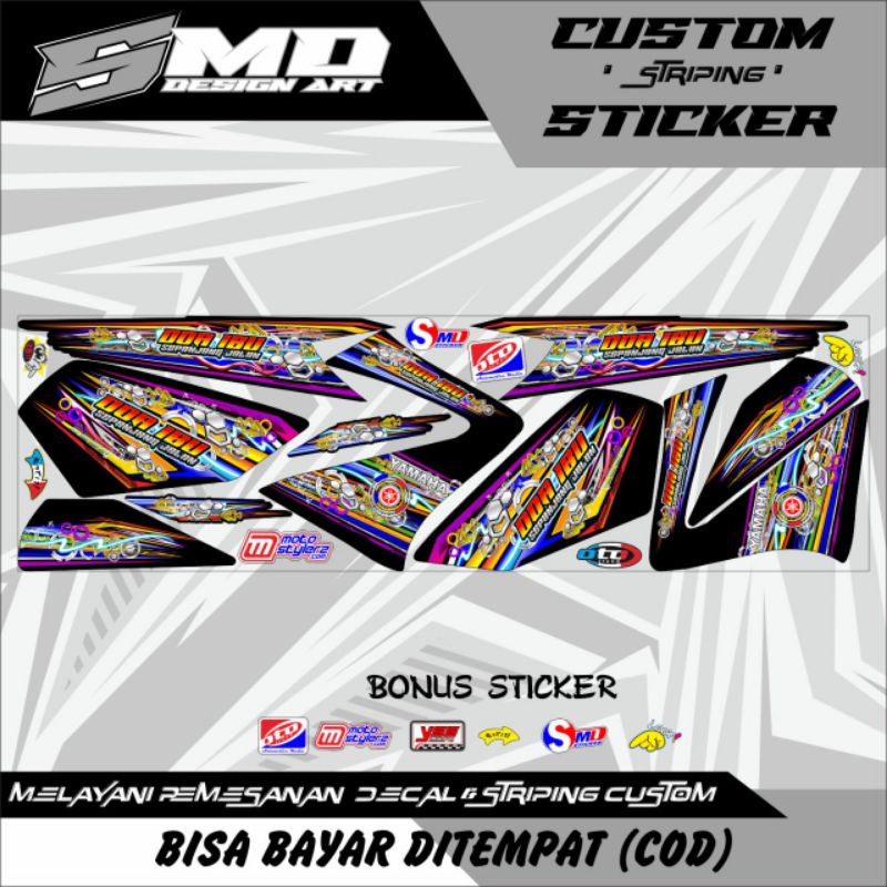 STRIPING VIXION OLD STICKER VIXION LAMA STRIPING MOTOR VIXION LAMA