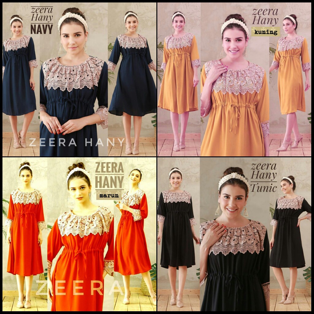  Baju  Santai Daster  Zeera  Hany Bahan Rayon Adem Shopee 