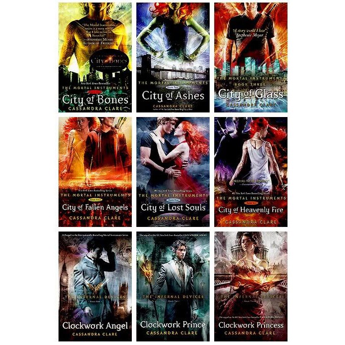 [INDONESIA] BUKU NOVEL CASSANDRA CLARE - SERI THE MORTAL INSTRUMENTS - SERI CLOCKWORK [ORIGINAL]