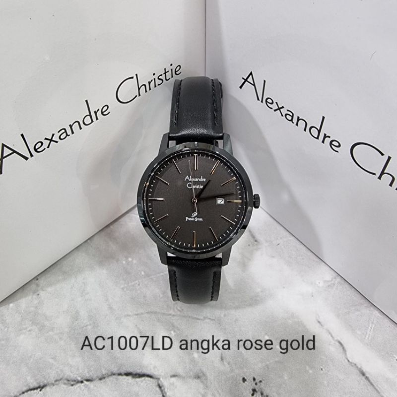 jam tangan wanita original ALEXANDRE CHRISTIE AC1007LD KULIT