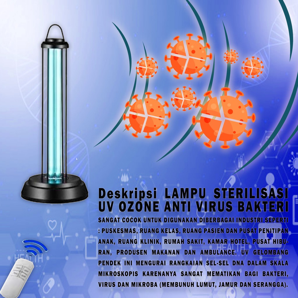 Nesco Lampu Sterilisasi UV Ozone Anti Virus dan Bakteri