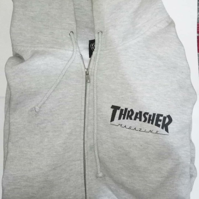 Jaket Zip Hoodie Thrasher Like New Original