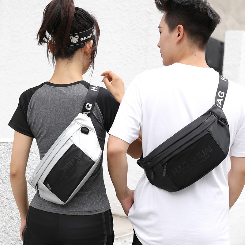 HAOSHUAI 1100-19 Tas Selempang Pria Waistbag Pria Waterproof WATCHKITE WKOS