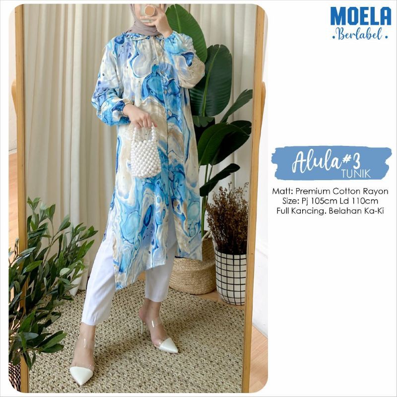 TUNIK RAYON PREMIUM PRODUK ORIGINAL BY MOELA