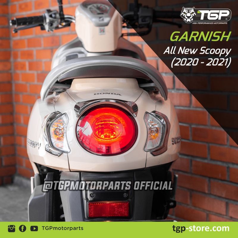 garnish lampu scoopy 2020 2021