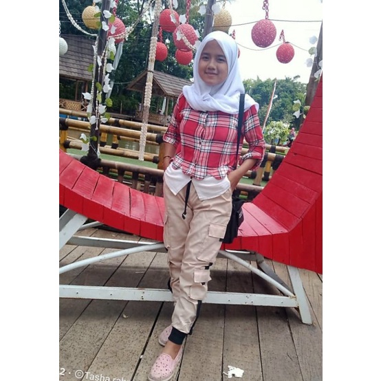 joger cargo wanita Korea n style/ celana panjang pria wanita / celana gunung