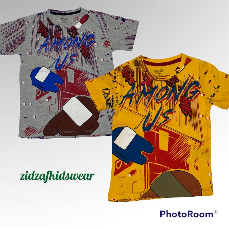 kaos anak laki cowo among us