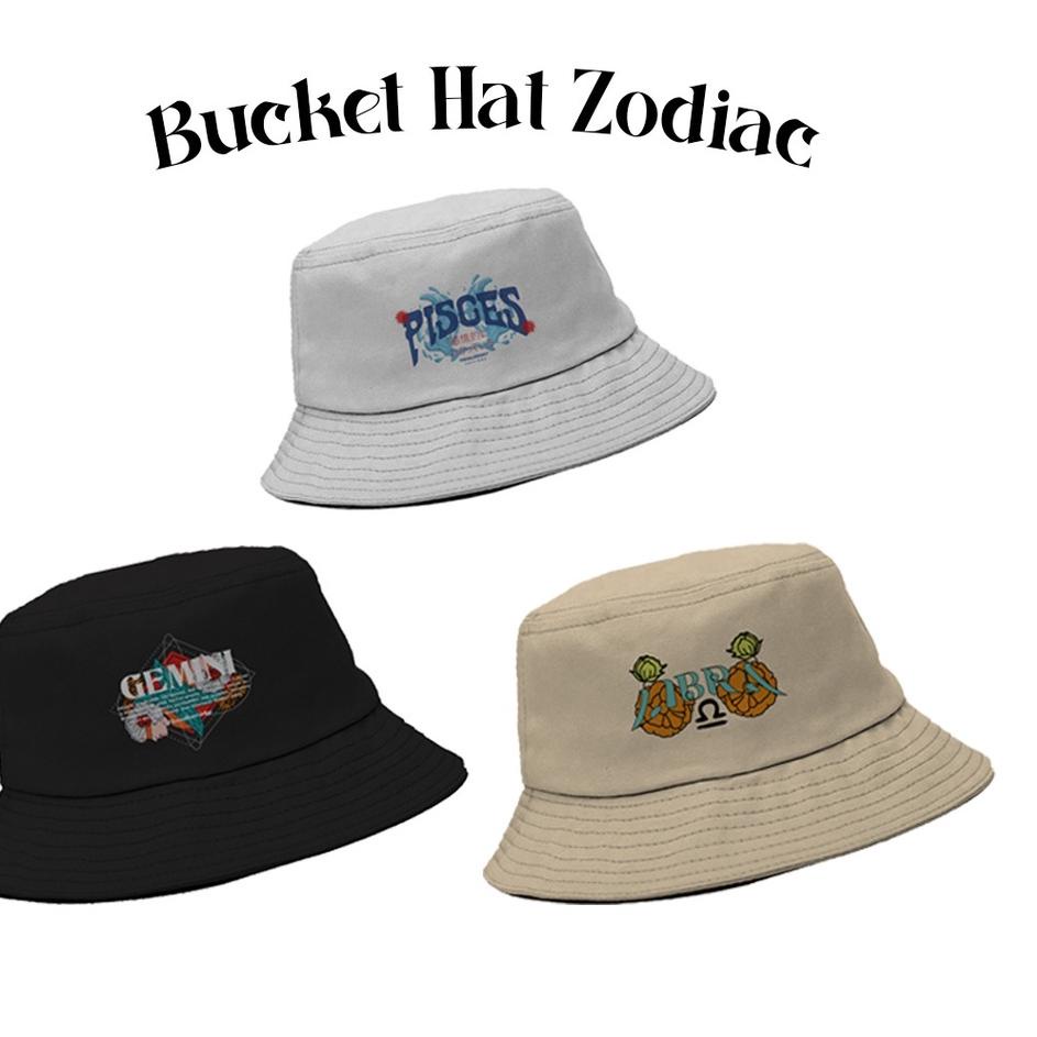 Terlaris.. Thesilversky Zodiac Bucket Hat