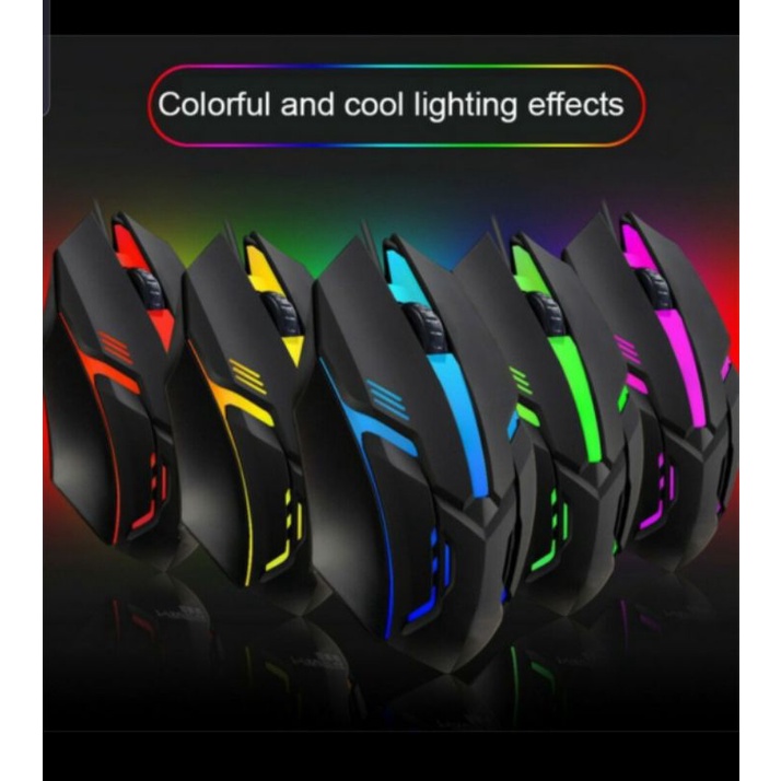 Mouse Gaming Kabel USB Mouse Optical DPI LED