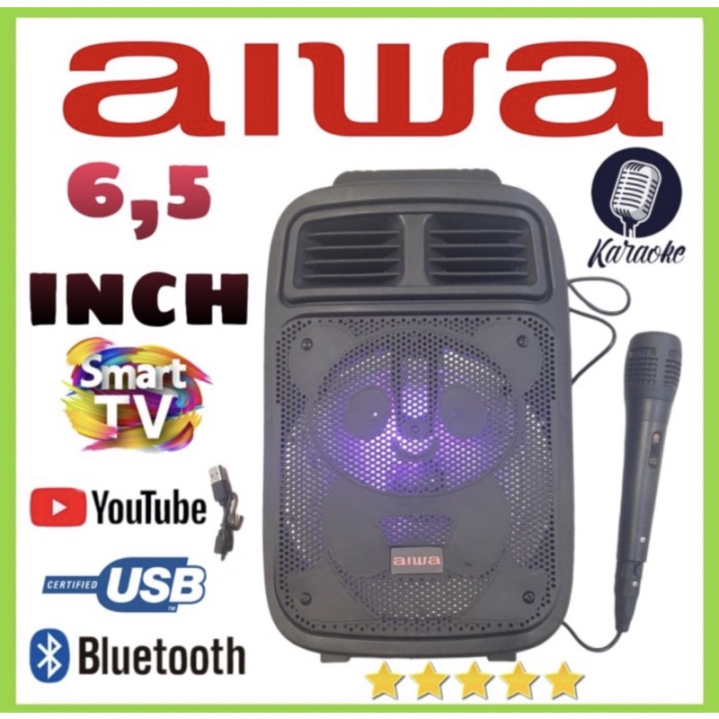 New produk speaker aiwa portable pa 8 inch