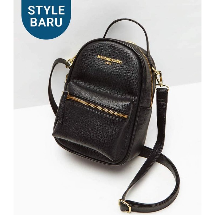 TAS JOY BLACK SOPHIE MARTIN TAS SELEMPANG TAS RANSEL WANITA TAS TERBARU PROMO SOPHIE