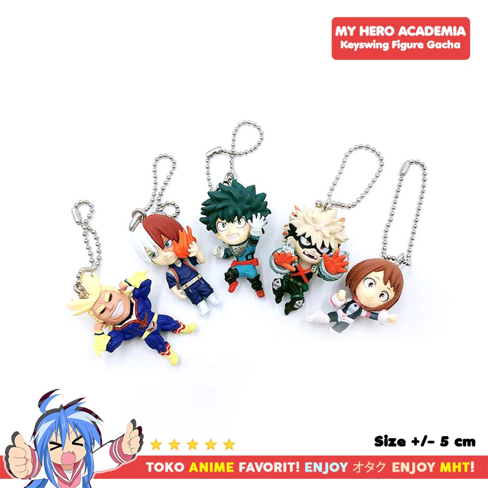 Gantungan Kunci Figure Anime Boku no Hero Academia Gachapon Gashapon