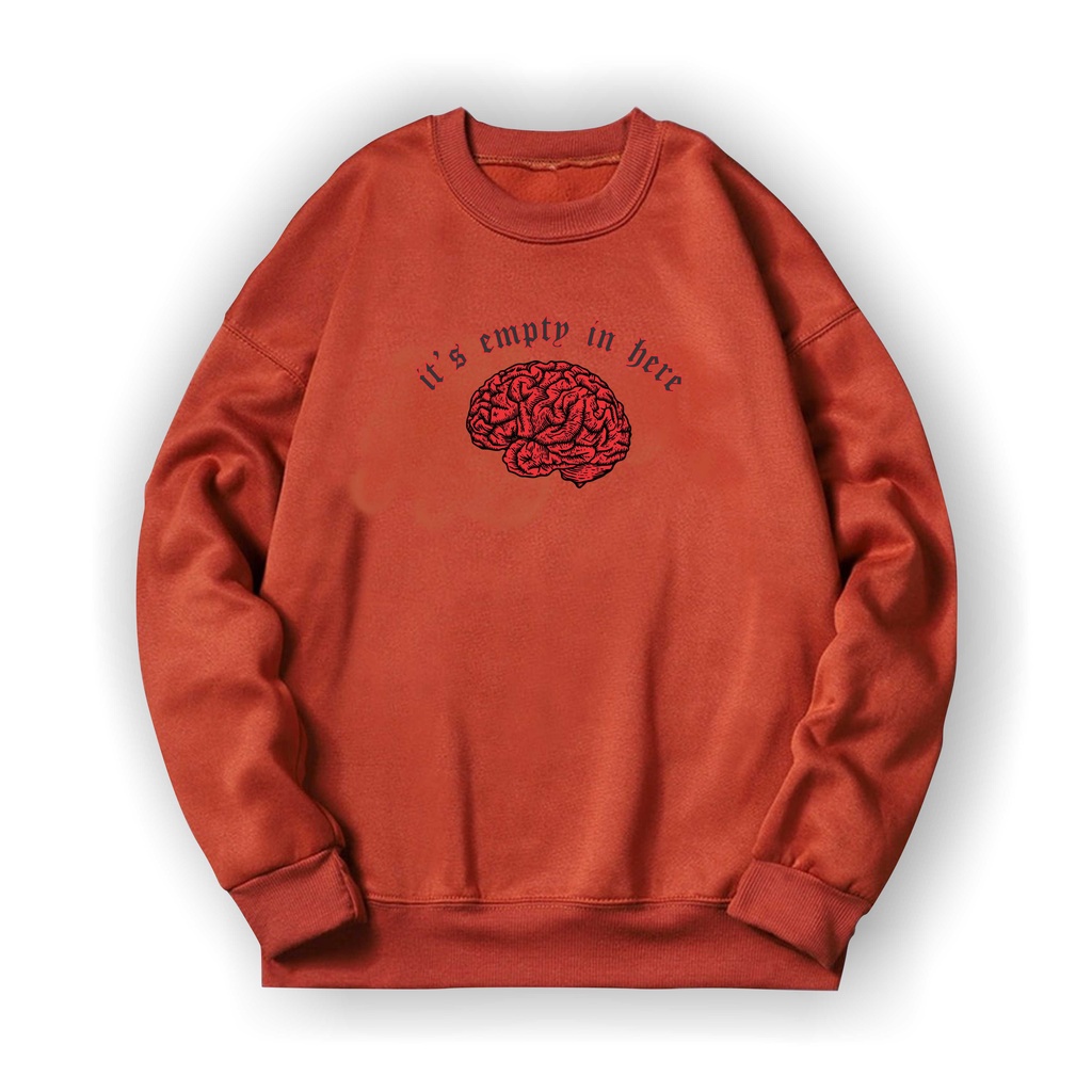 Human Brain Sweater Crewneck II Human Brain Basic Sweater II Sweatshirt Sz M - XL ( Pria &amp; Wanita / Anak &amp; Dewasa )