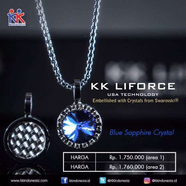 KK Liforce Blue Sapphire Crystal