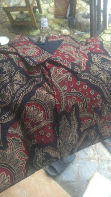 (1kg=5pcs) Kemeja Batik Lengan Pendek Batik Ori Sm Batik Dilan Batik Solo Seragam Batik