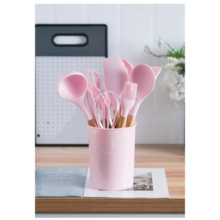 silicone cooking utensils merk kitchen set free box / spatula silikon