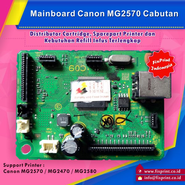 Board Canon MG2470 MG2480- Motherboard MG2400- Mainboard MG2470 FSB2890