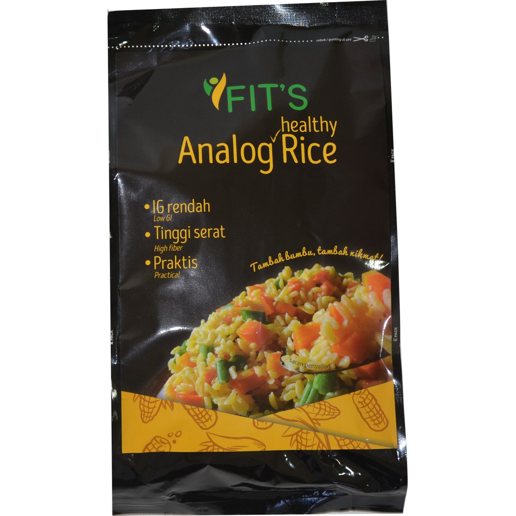 

KUR-124 Beras Jagung Analog Healthy Rice 2kg low calorie - Fits Mandiri