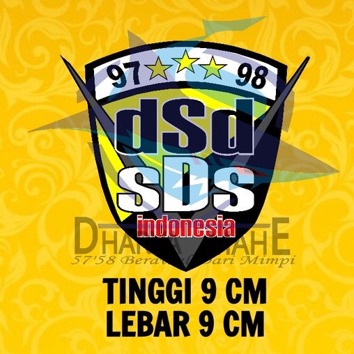 DSD SDS, Stiker dSd sDs, Stiker Alumni Dikmaba Polri Tahun 1997/1998, stiker polisi, Polsek, Polres,