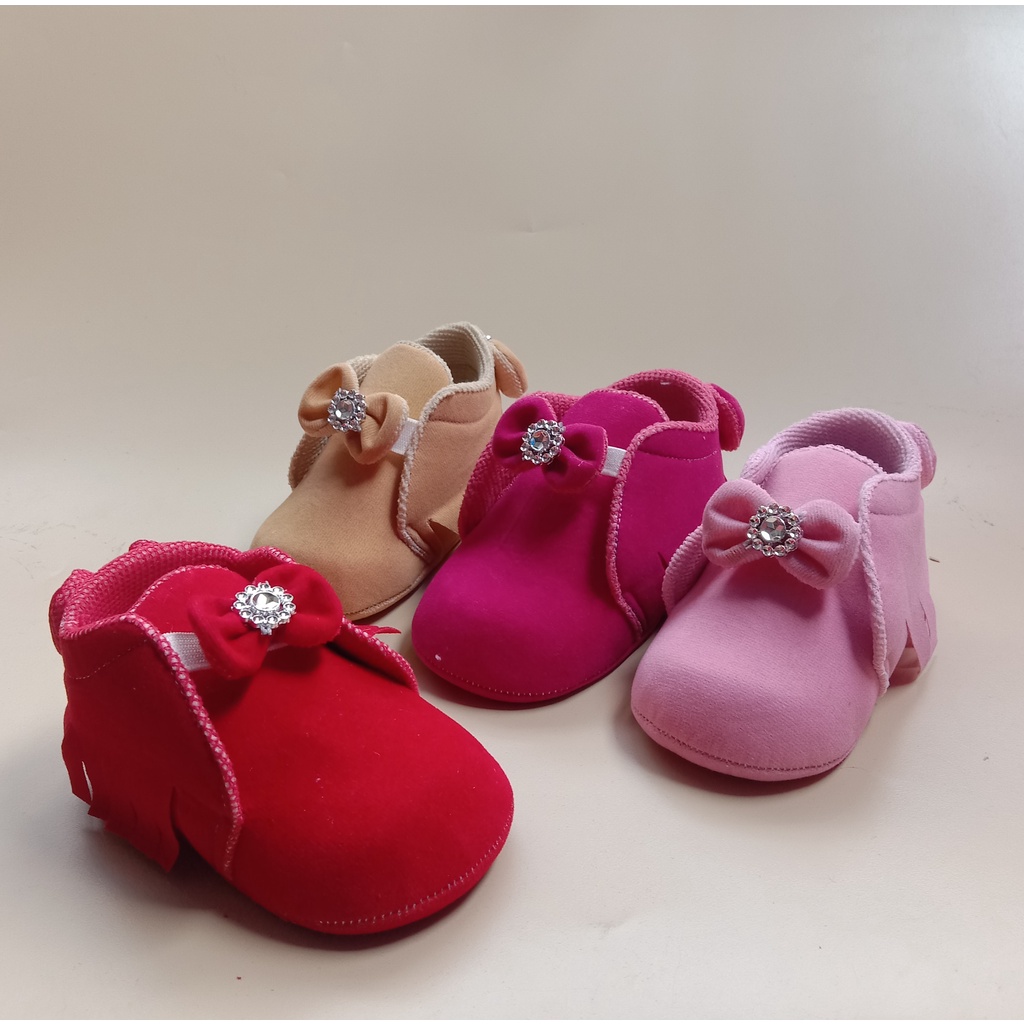 SEPATU BAYI PREWALKER PEREMPUAN USIA 0-12 BULAN / SEPATU BAYI MURAH - RAWING