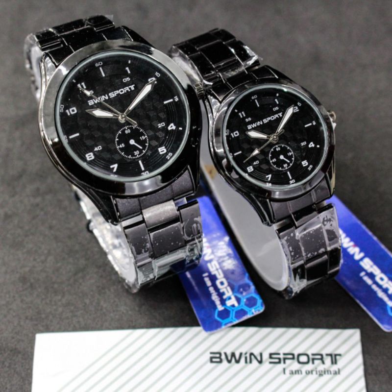 Jam tangan pria Wanita Couple Bwin Sport Original M1042