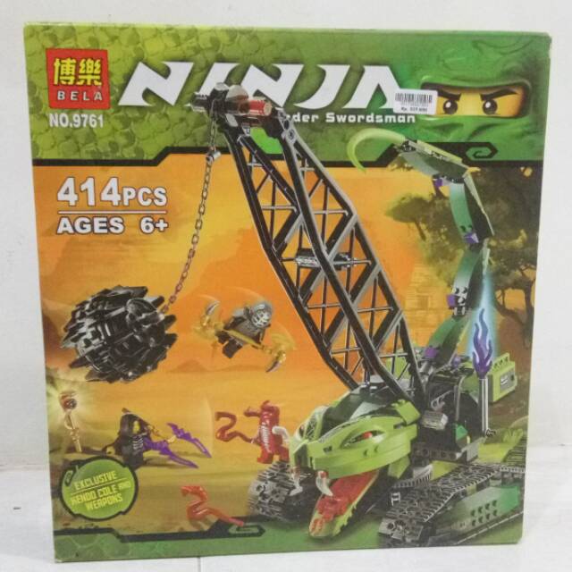 lego bela, lego murah merk bela ninjago 9761