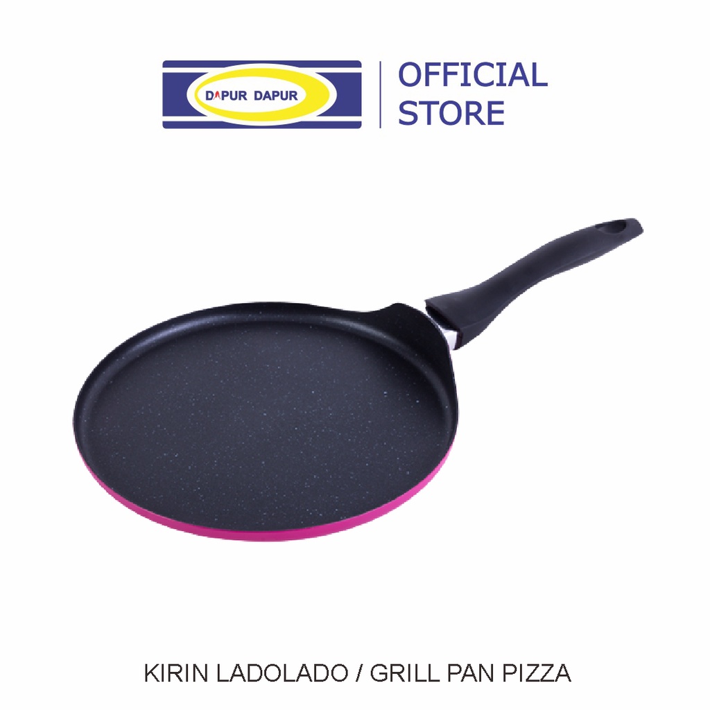 KIRIN LADOLADO / GRILL PAN PIZZA WAJAN TEFLON ANTI LENGKET / BBQ PANGGANGAN SERBAGUNA KIRIN