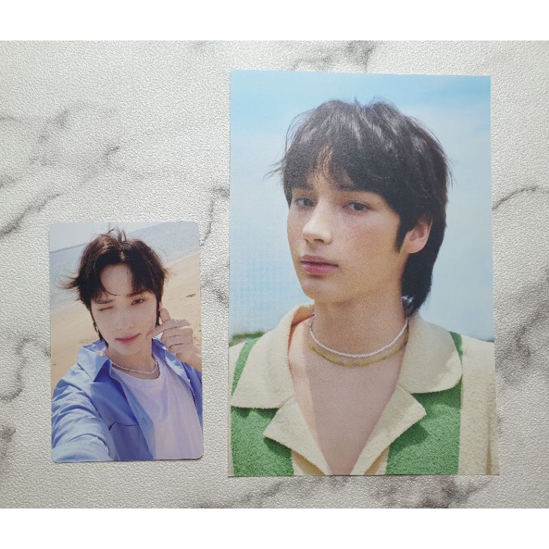 BOOKED pc hueningkai midsummer sky blue ver pc huening kai midsummer sky blue
