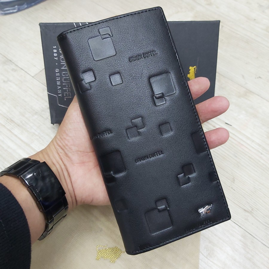 dompet kulit braun buffel - dompet panjang pria kulit asli - Dompet