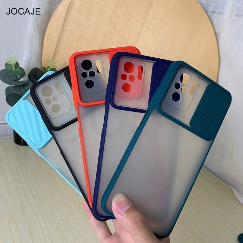 Xiaomi Redmi Note 10 Case Softcase Slide Camera Protection Case Casing Xiaomi Redmi Note 10