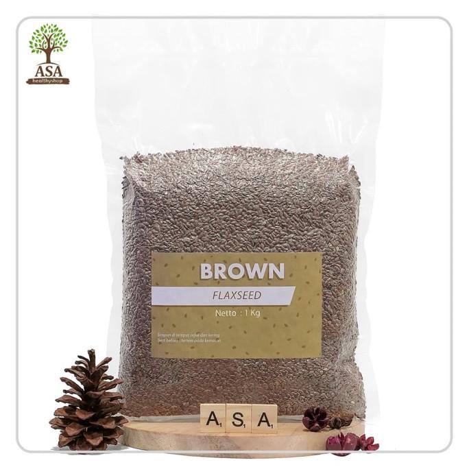 

PROMO Brown Flaxseed / Flax Seed 1 Kg MURAH