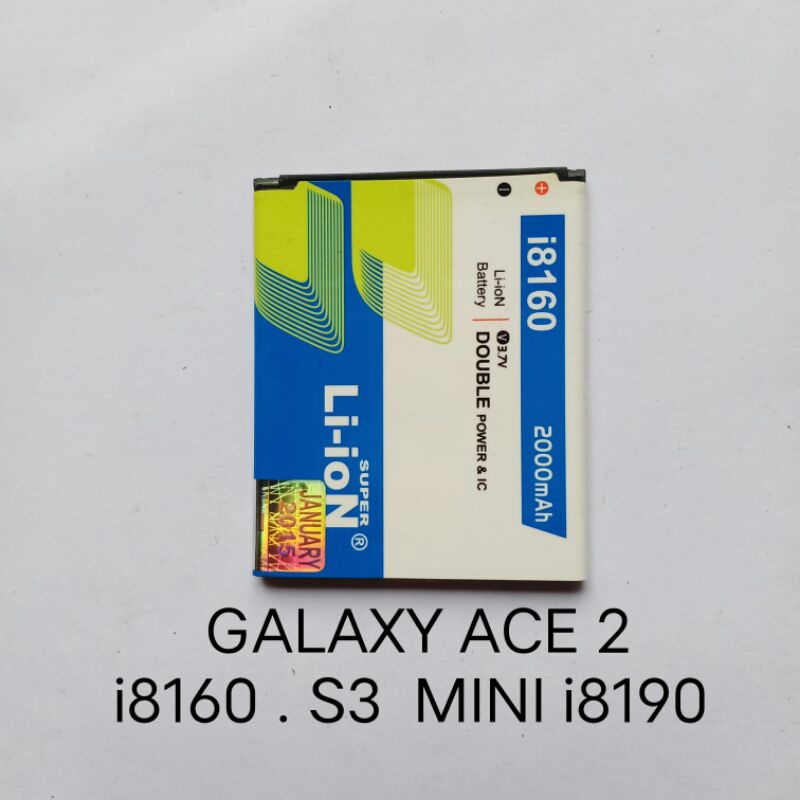 Baterai Samsung EB-F1M7FLU Galaxy Ace 2 i8160 . S3 mini i8190 super lion battery baterei batere batrei batre