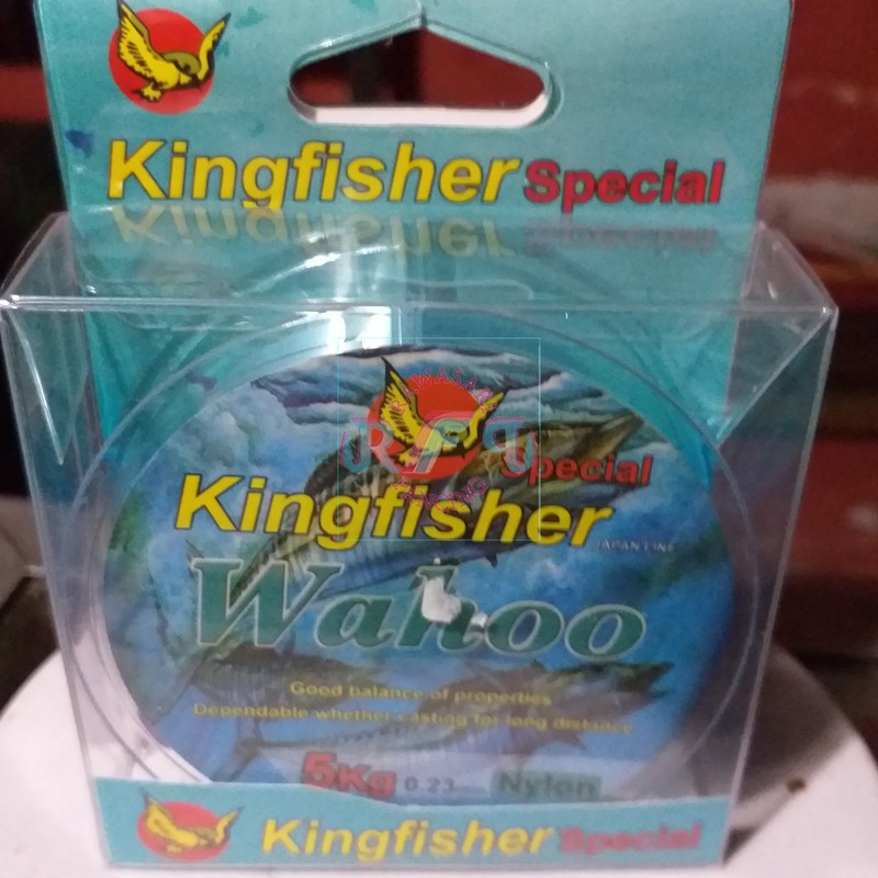 Senar Tali Pancing Golden Fish Kingfisher Wahoo Nylon 150m 0.23mm 5kg