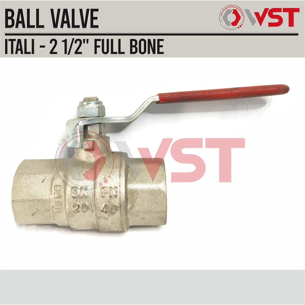 Ball Valve 2.5" Full Bore Italy / Stop Kran 2.5nch Itali / 2.5 inch 2,5"