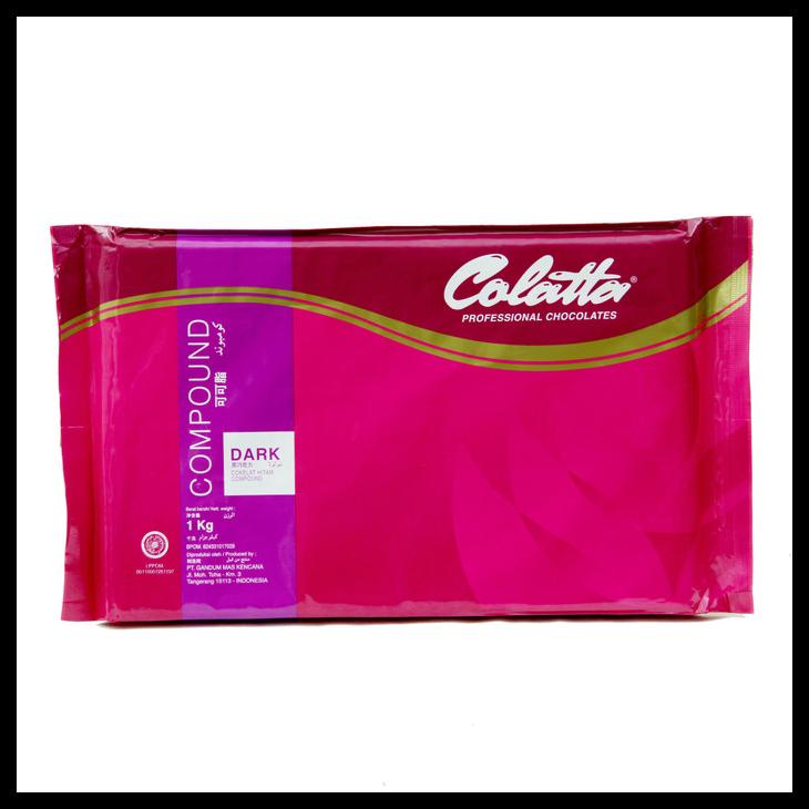 

TERBARUU!! Cokelat Batang - Colatta Dark Chocolate Compound 1kg TERBARU