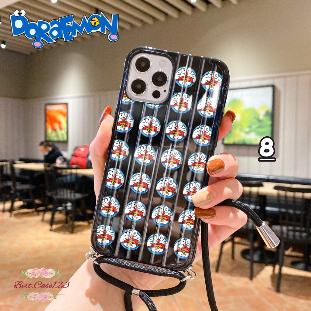 Softcase Koper Slingcase Lanyard DORAEMON Samsung J5 J6 J6+ J710 A6+ J7 Prime Pro BC3256