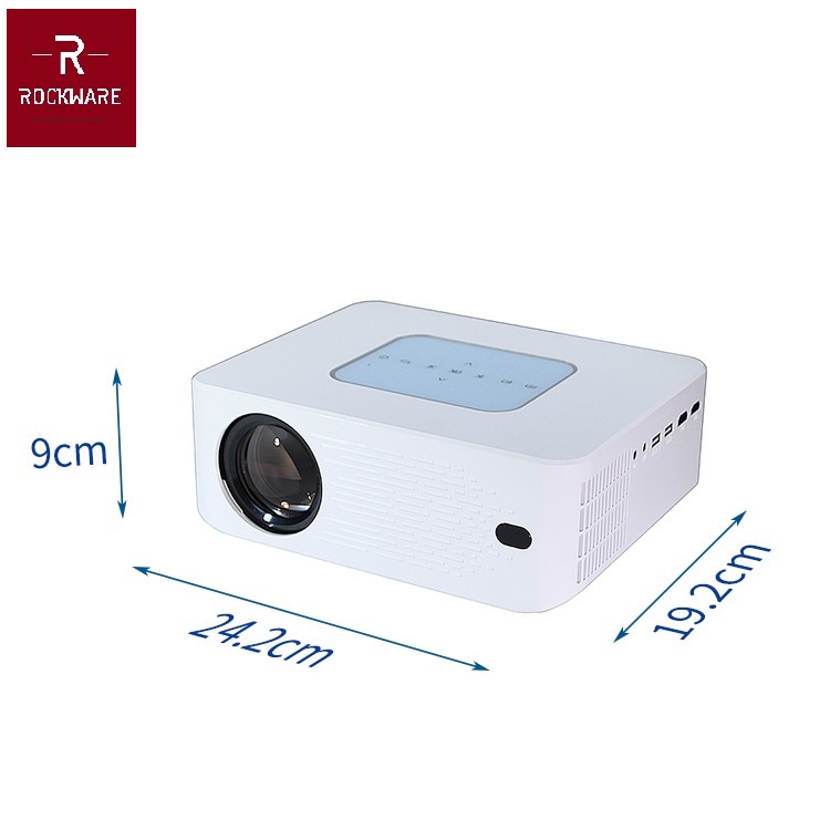 ROCKWARE Y2W ANDROID - Full HD 1080P LED Projector - 245 ANSI Lumens