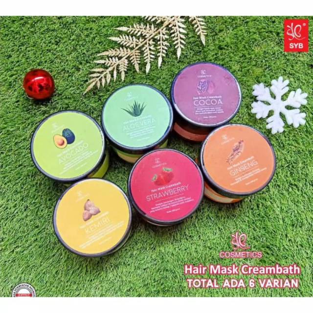 ⭐BAGUS⭐ SYB HAIR MASK CREAMBATH 500GR / MASKER RAMBUT SYB BPOM