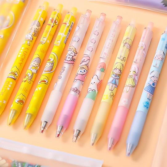 Pulpen ANIME 1 Set isi 6 / Set Bolpoin ANIME 6 in 1 / Set Pulpen Karakter 6in1 / Pulpen Gel Karakter / Bolpoin Naruto Demon Slayer One Piece Dr. Stone / Pulpen Astronot Lucu